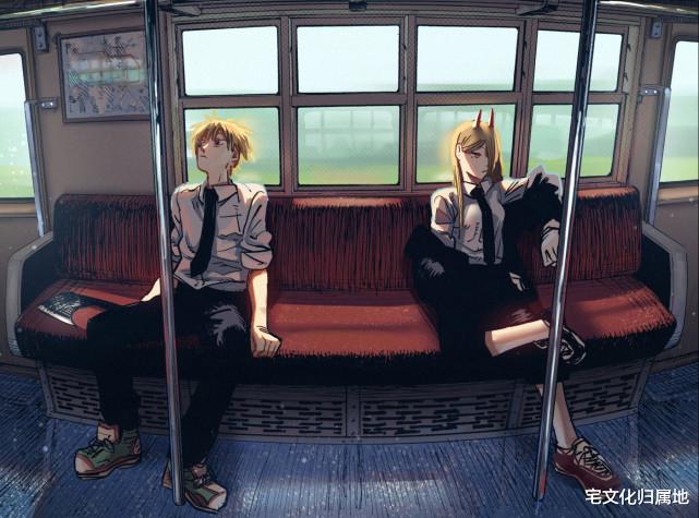 链锯人|又见神仙画画,国外粉丝自制《电锯人》上色版漫画