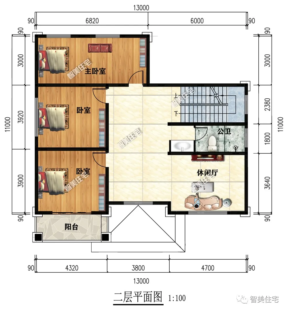 上海市|13×11米简欧别墅，有栋洋房是什么感觉？建一栋您就知道啦！