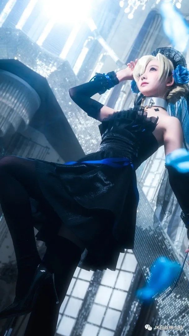 碧蓝航线|cos：碧蓝航线?谢菲尔德黑鸦的晚宴cos正片@樱群