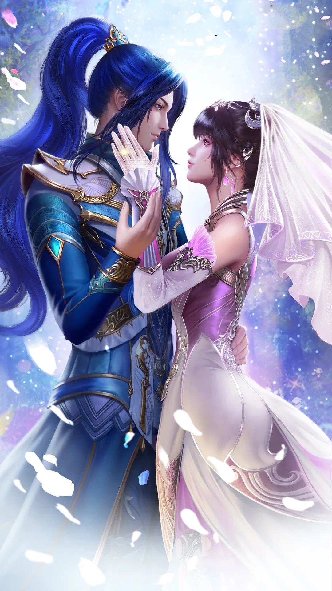同人|斗罗大陆动画同人壁纸 | 这大概就是爱情最美好的样子！