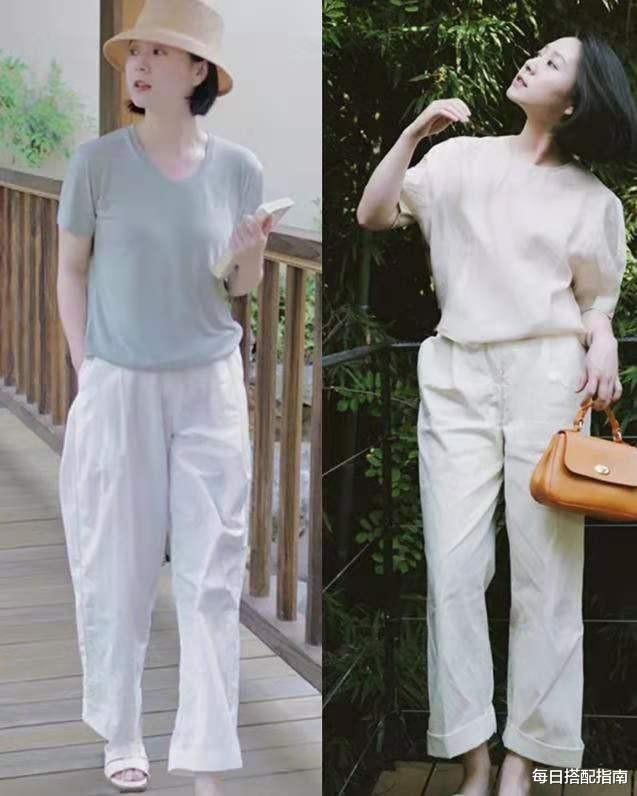 每日搭配指南|女人不管多少岁，选裤装时认准这4种颜色，高级又大气，谁穿谁美
