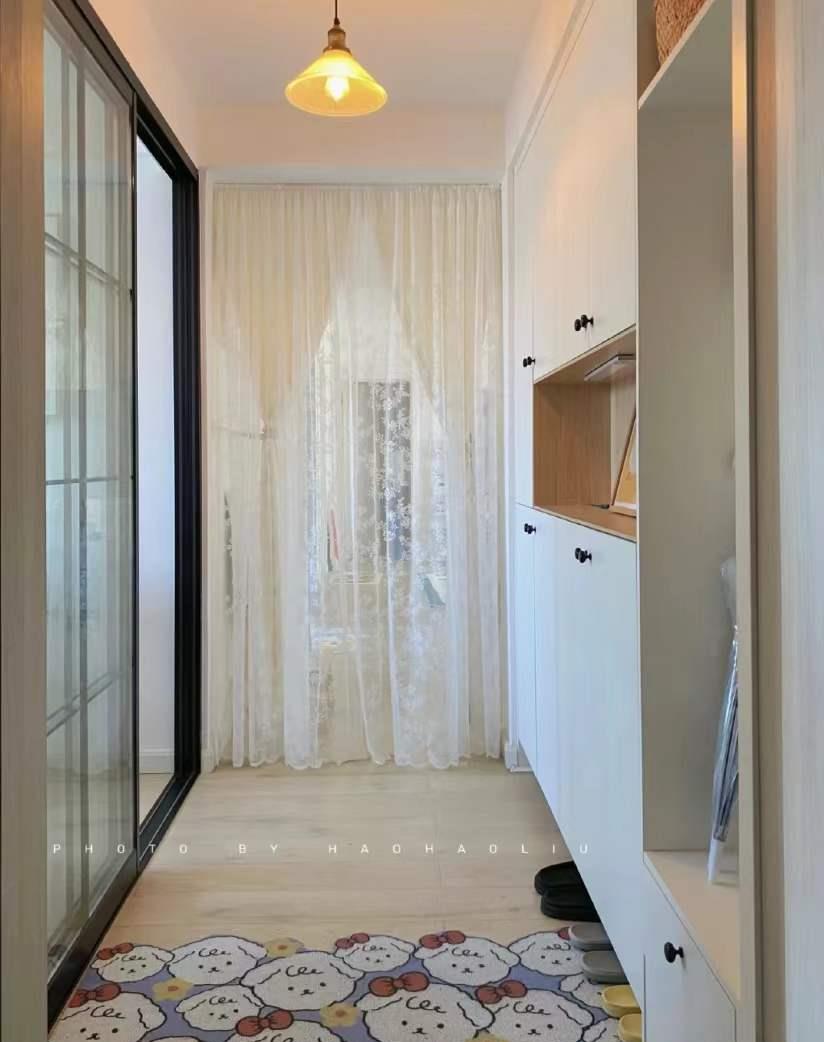 玄关|90后夫妇的115㎡“横厅”新居,只有住过的人,才知道有多爽