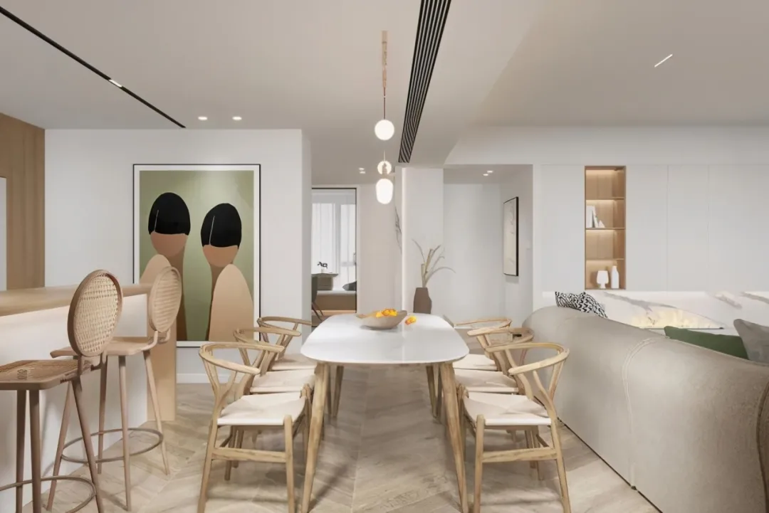 160㎡治愈系北欧风的家,在喧嚣中给您心灵的慰藉