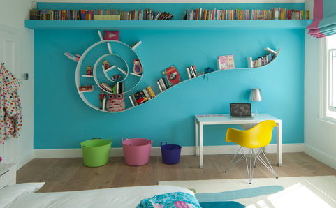 10 个适合儿童房的可爱定制书柜创意