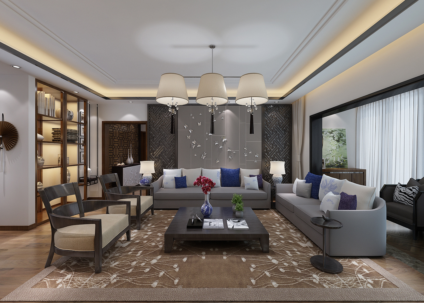 雕刻|摒弃一些繁琐的复杂设计，设计实用的新中式