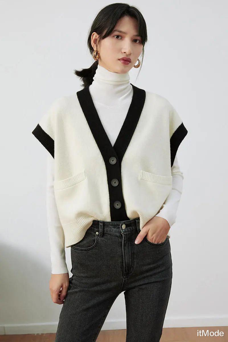 itMode “衬衫+毛衣”叠穿，今年秋冬这样穿真的好看死了！