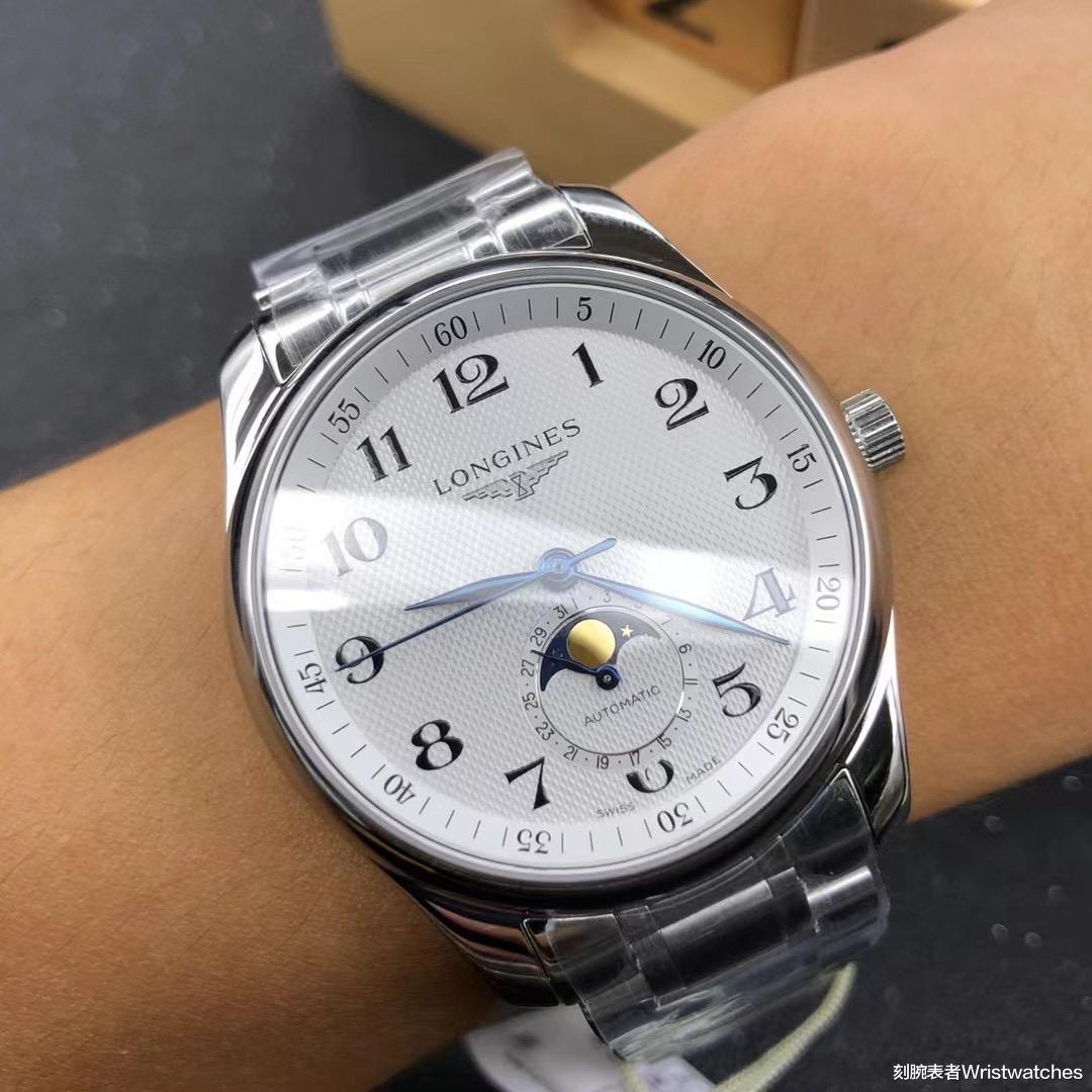 刻腕表者Wristwatches GF厂浪琴名匠系列月相腕表做工细节怎么样!
