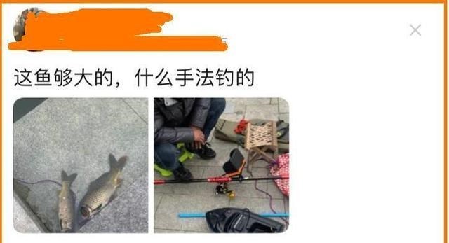 |天津河道边，有人用“高科技”频频钓大鱼，当街售卖150一条
