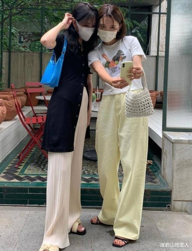 峨眉山周美人|阔腿裤你穿对了吗？要“搭对上衣，配对鞋子”，才真的时髦又好看