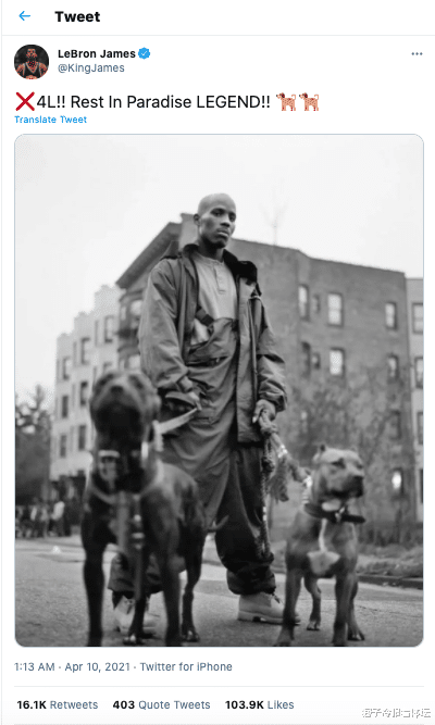 勒布朗·詹姆斯|NBA球星紛紛哀悼！詹姆斯發(fā)推：傳奇去往天堂 去世消息瞬間沖上熱搜