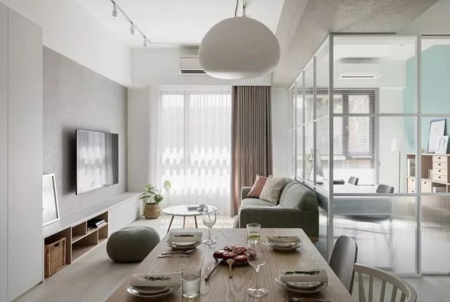 珊珊为何来迟|?108㎡清新北欧，开放宽敞的格局，生活更有仪式感