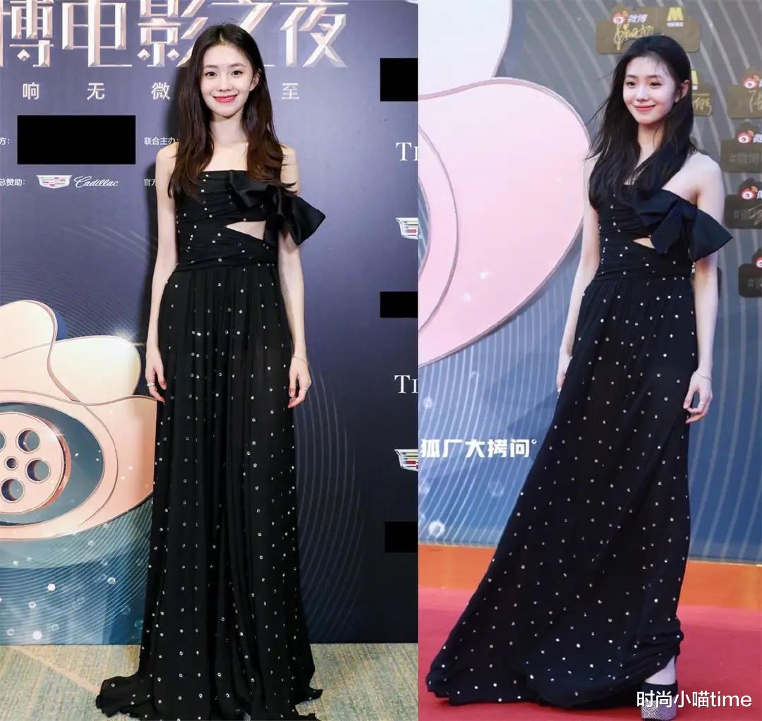 时尚小喵time|浩存的高驴蹄太丑，倪妮刀锋跟累脚，穿拖地裙再美竟没高跟鞋抢镜