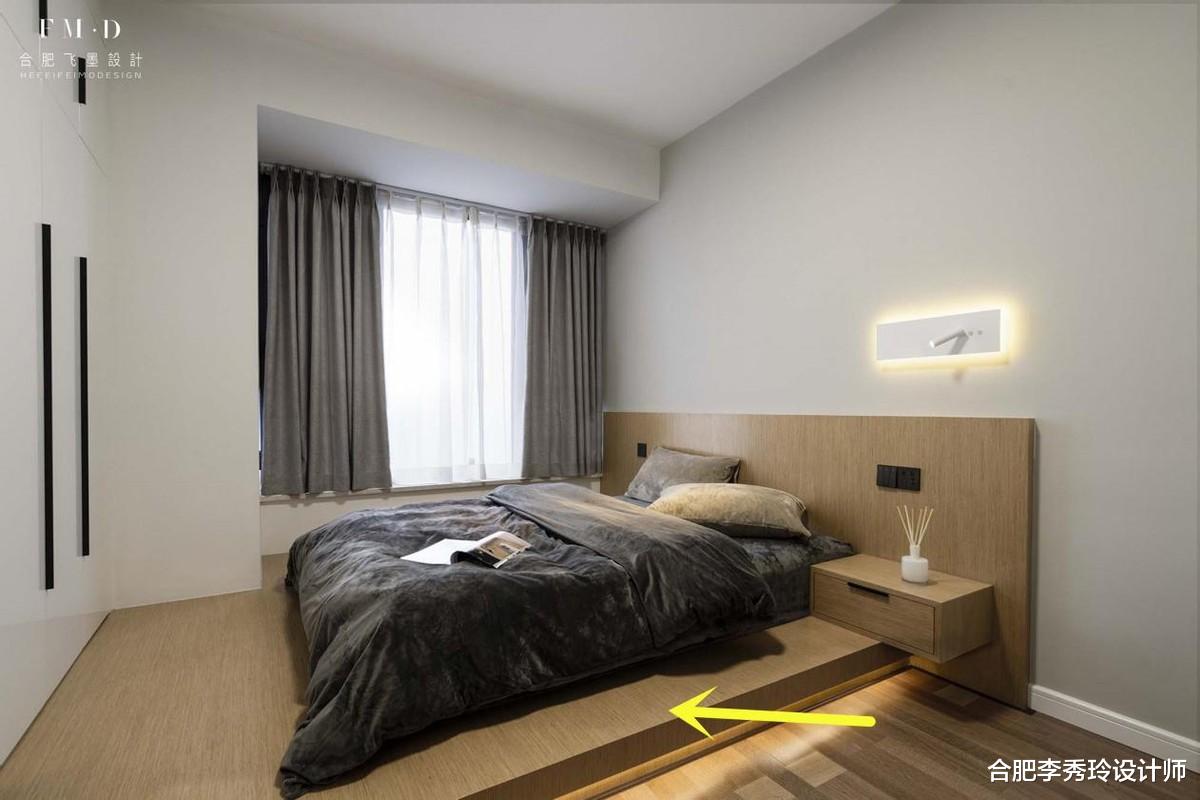 合肥李秀玲设计师|如果家里有合适的位置，这4个地台组合设计值得尝试，舒适度大增