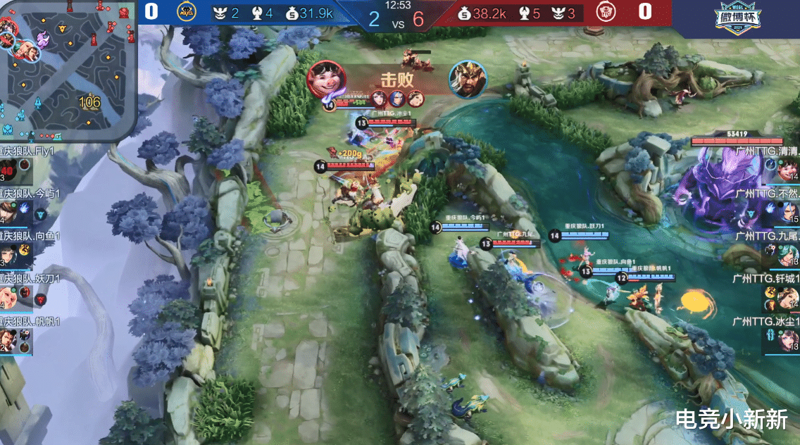 ttg|九尾“整活”玩中单庄周，李九惨遭网友“鞭尸”，TTG吊打狼队！成语哥：输一局是狼队企业文化