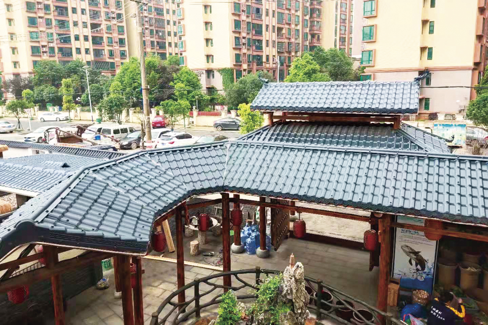 星发树脂瓦|合成树脂瓦是当代建筑理想的防水装饰材料