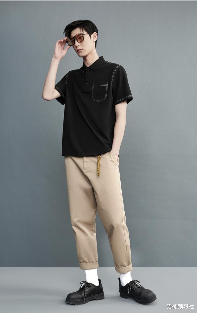 男神颜习社|条纹T恤，男人的“穿搭美学”，海澜之家铁山靠同款助你摆脱平庸