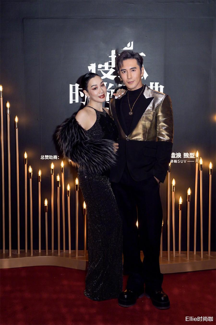 Ellie时尚咖|钟丽缇与小11岁老公同框出镜，身穿裙装秀身材，小鸟依人满脸幸福