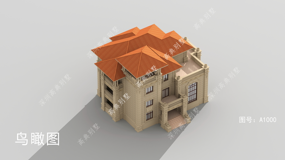 这款欧式三层别墅,造型时尚,室内功能分区清晰,享受美好生活。