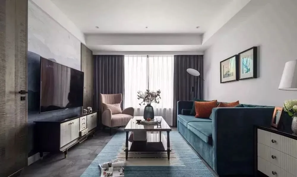 |129㎡大气美式风，三居室户型，温馨又有格调！