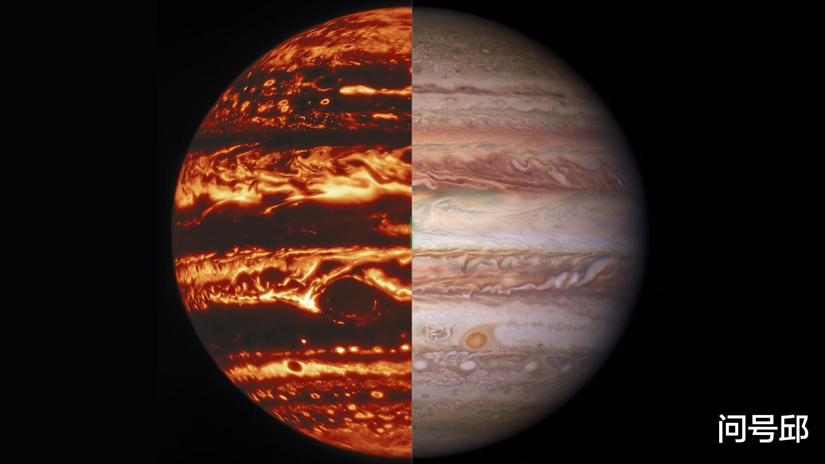 “朱诺号”探测到的数据:木星的大红斑比马里亚纳海沟深40倍