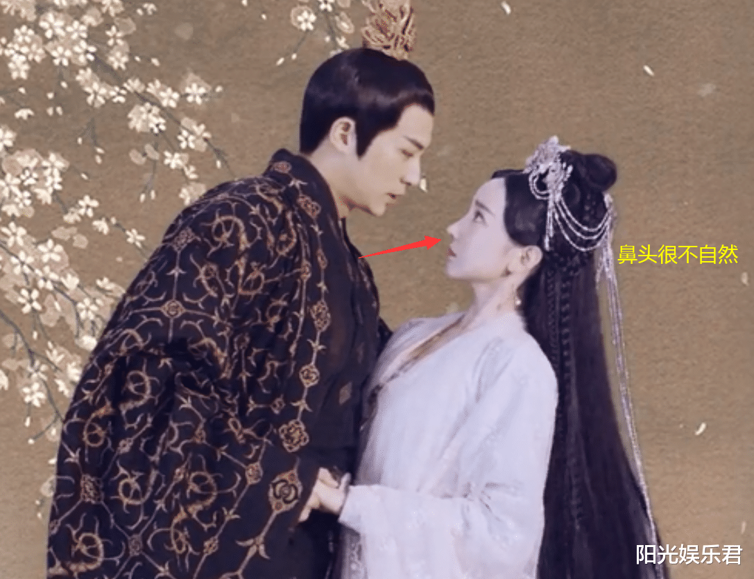 陈小纭|杨幂《斛珠夫人》新剧照，女二陈小纭的鼻子引起瞩目，整容痕迹太明显