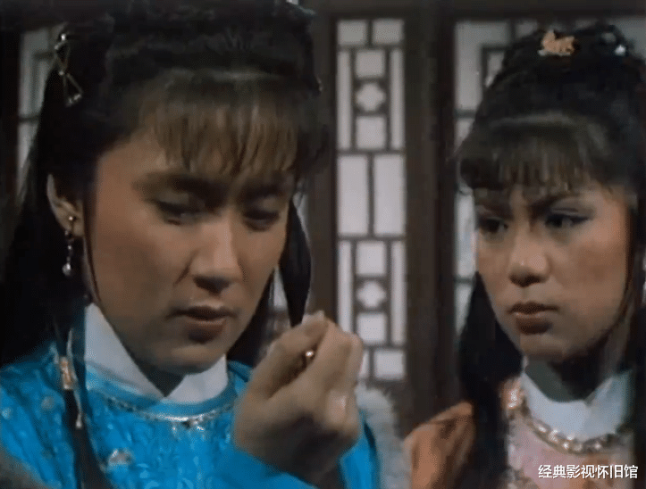 黄蓉|83版射雕：黄蓉与华筝正面交锋，这场爱情争夺战，自信就赢了一半