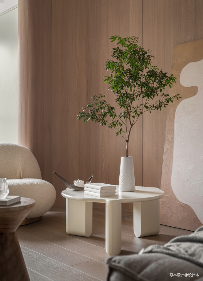 |弧形与空间构造柔美简致的居家美学
