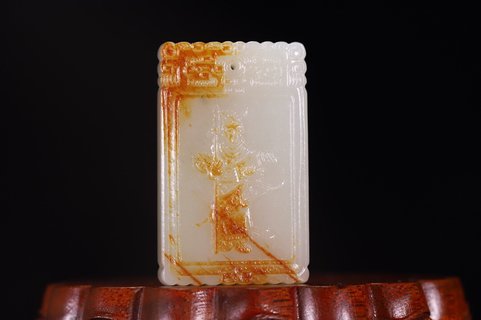 和田玉籽料|旧藏 和田玉籽料将军牌