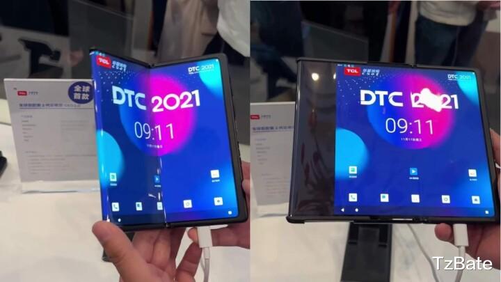TCL|TCL折叠屏手机现身，屏幕拥有折叠滑动功能