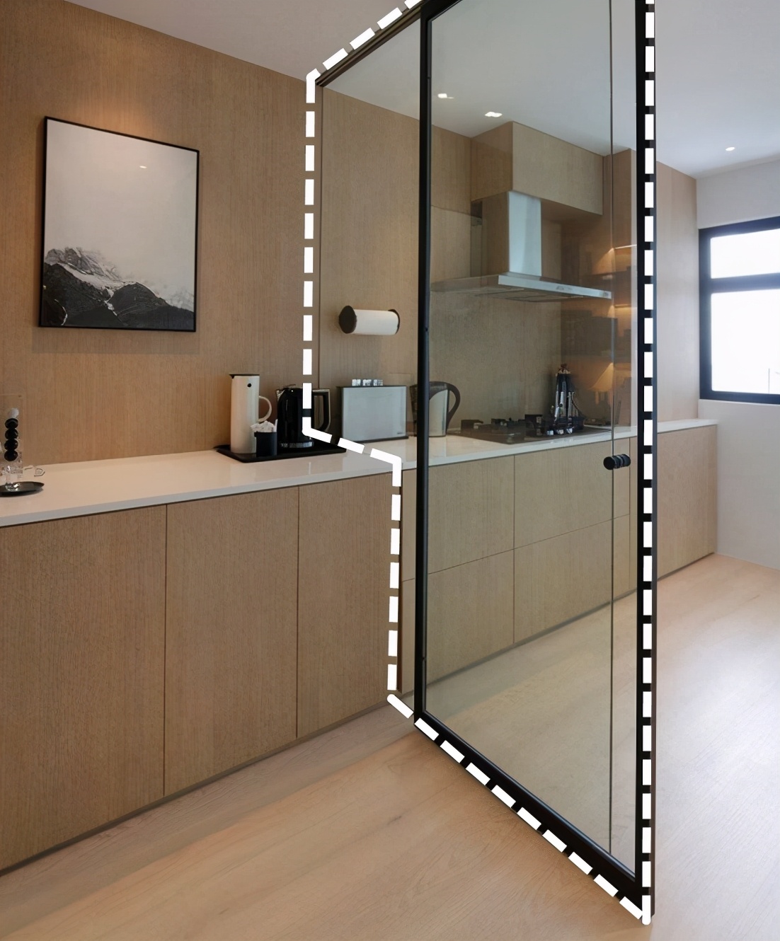 厨房做成这样太睿智了，活动空间瞬间增大，一周可省几个小时家务