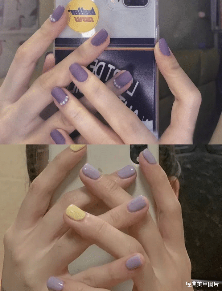 打底裤|高贵优雅的紫色美甲，气质又巨显白，33款中肯定有你想要的