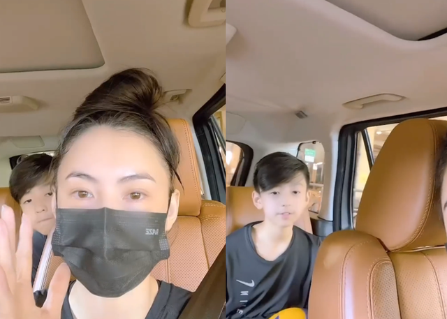 张柏芝|张柏芝二儿子罕露面！身形高大侧脸超像爸，和妈妈打球动作矫健