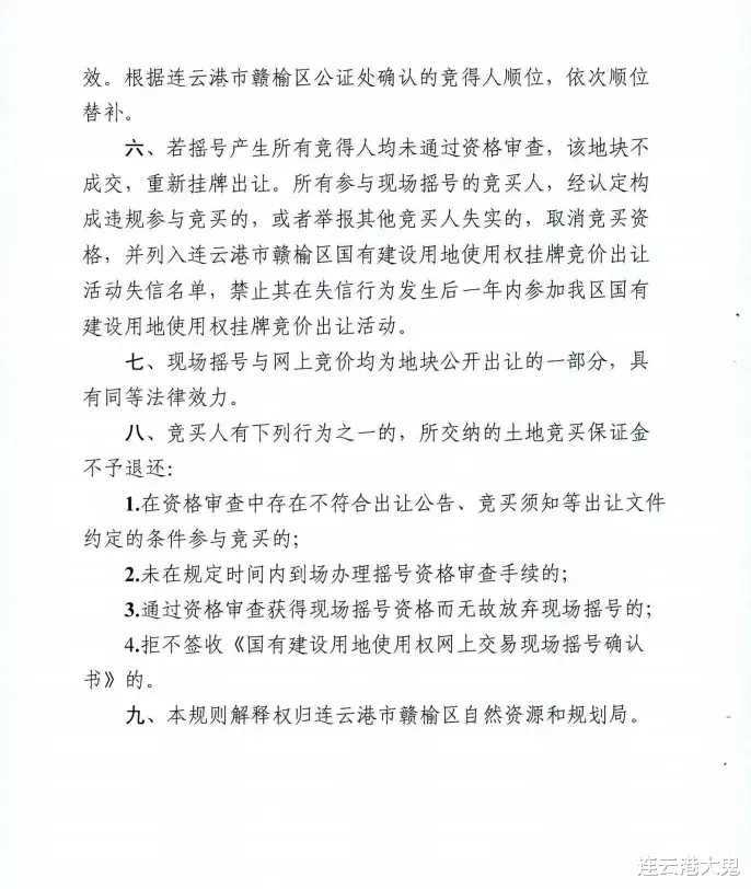房地产市场|赣榆公布国有建设用地出让现场摇号规则，促进房地产市场健康发展