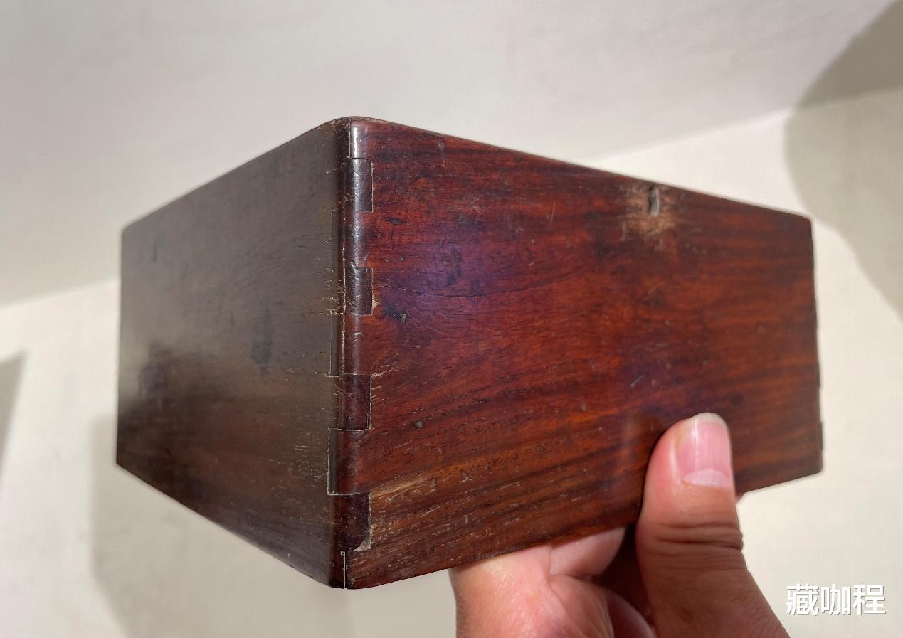 压胜钱|玩不厌精，黄花梨小方盒提梁可折叠