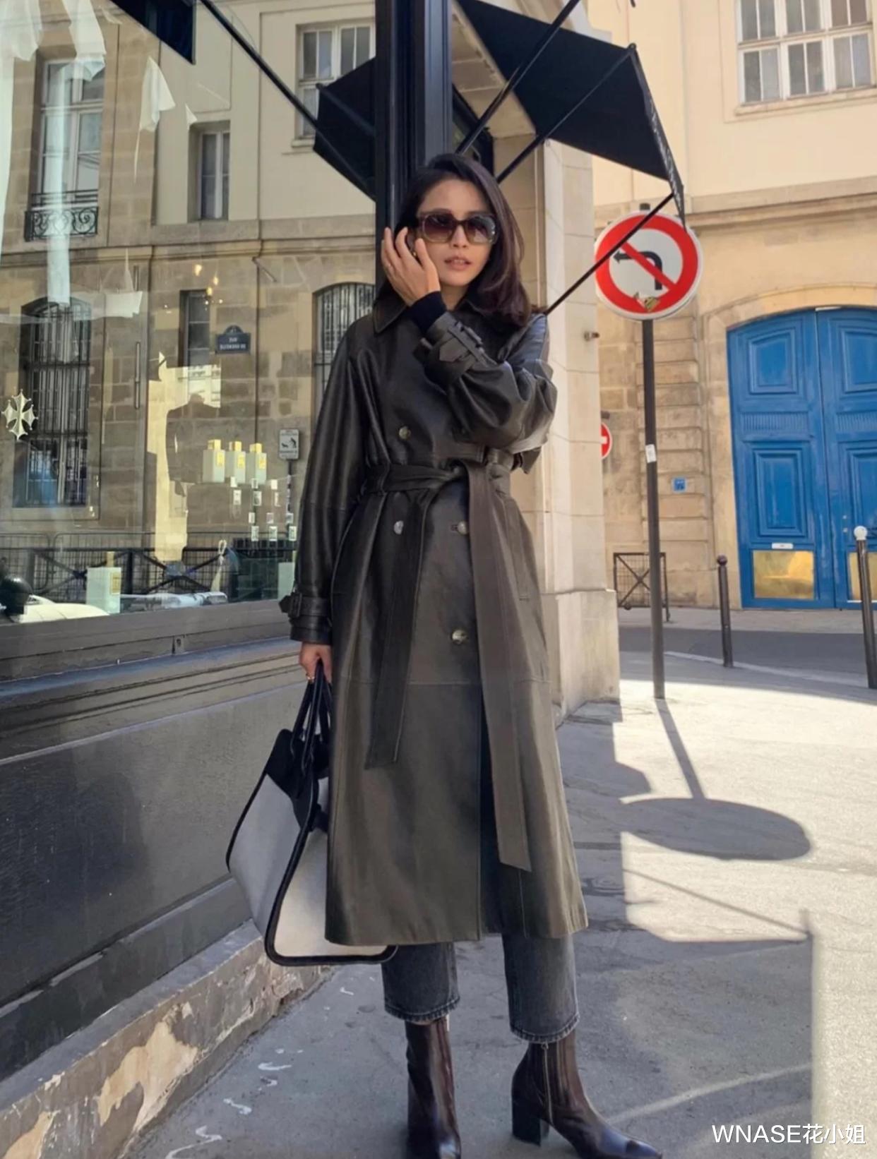 WNASE花小姐 今年风衣流行穿得“松弛”！气质好看，胖女孩也能穿