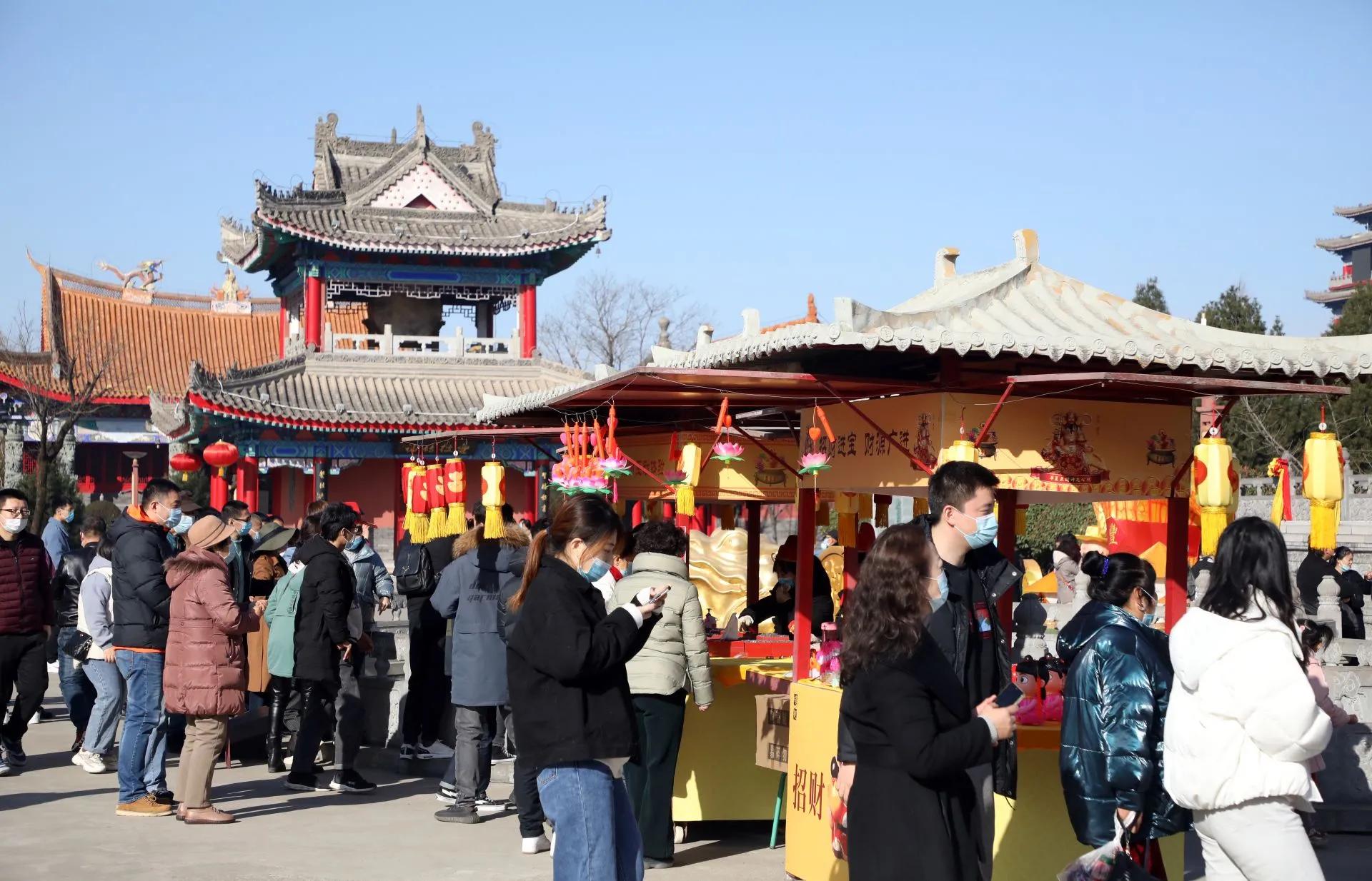 婀娜多姿拉拉 正月初五在赵公明文化景区体验传统民俗,乐享地道中国年