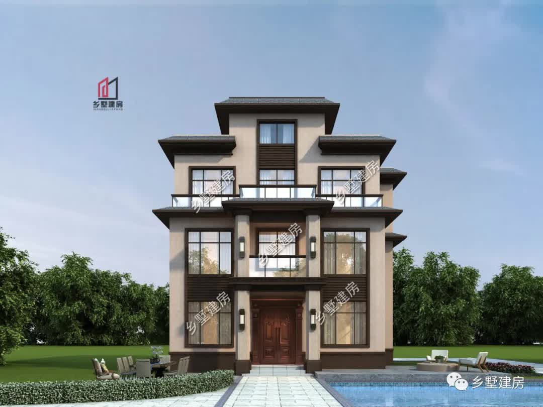 |占地一百多平就能建好房，电梯楼梯齐全，你觉得怎样