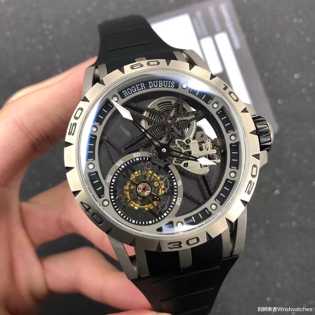刻腕表者Wristwatches|BBR厂罗杰杜彼王者系列0545钛合金陀飞轮复刻表测评！