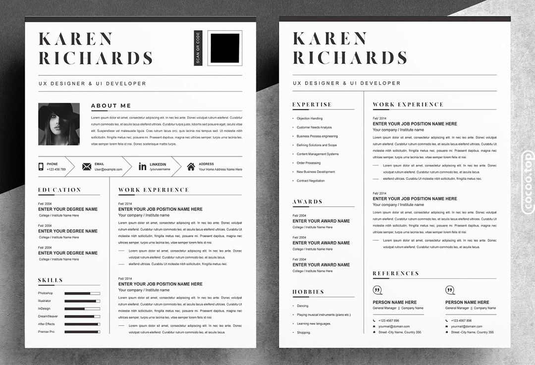 国外简历设计欣赏！精益求精