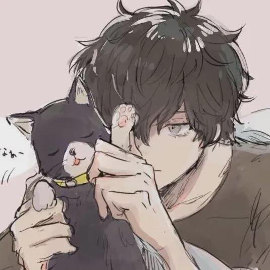 |动漫头像：狼还是最终爱上了羊