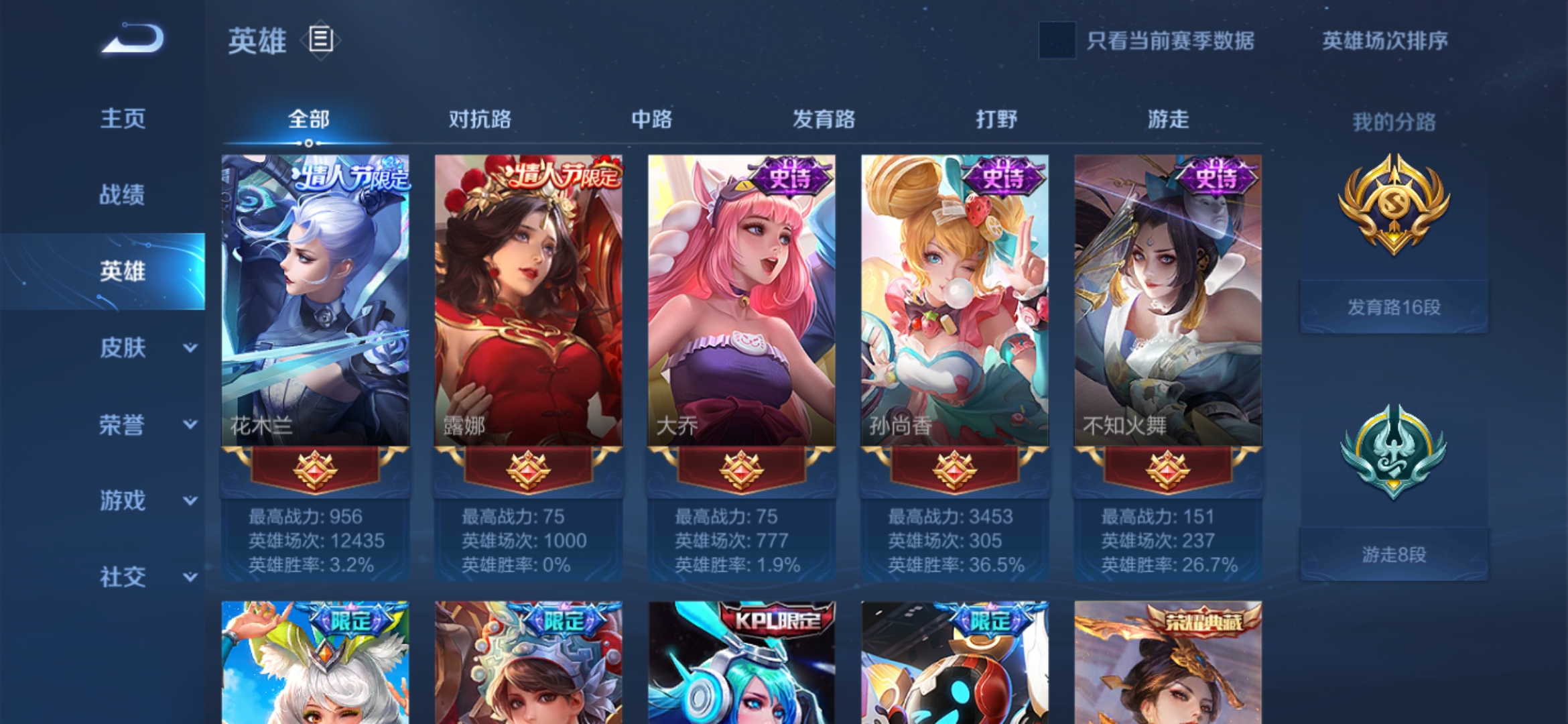 王思聪|万场木兰胜率3.2%？千场露娜胜率0%？师傅是王思聪？