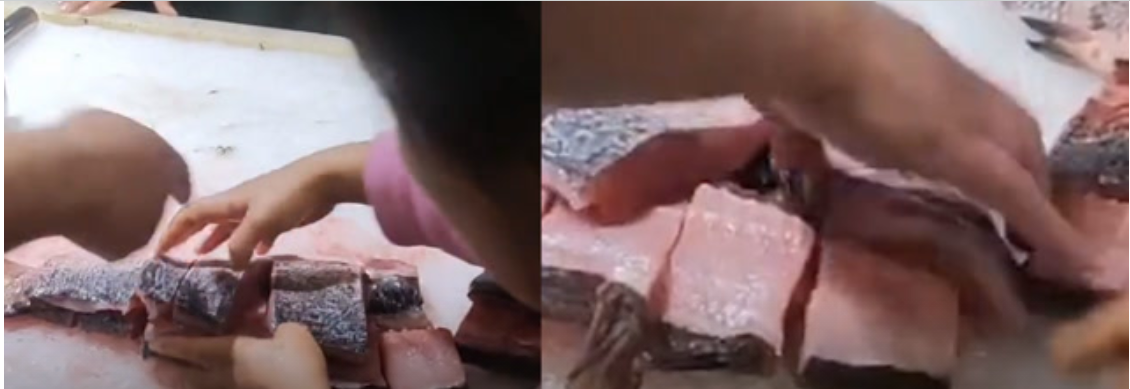 范上官|江苏无锡,女子市场买鱼,疑缺斤少两,当场还原,老板却强行拖拽