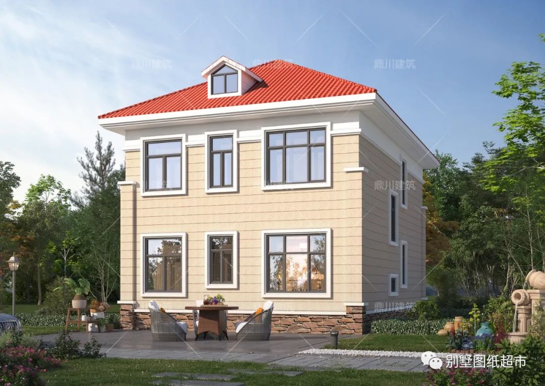 造价20万左右3款农村别墅，二层户型很实用，看完也想建一栋