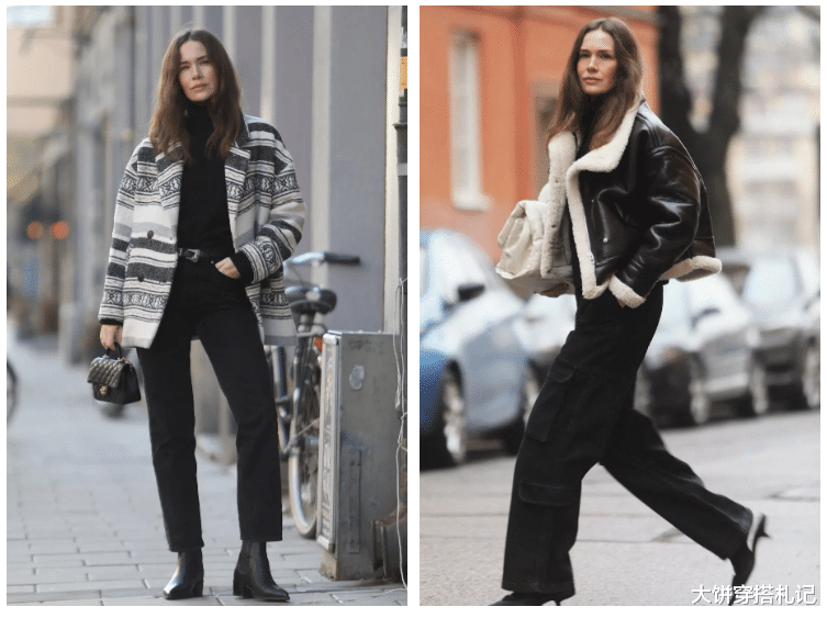 大衣|职场穿搭新思路:哪怕都是黑白灰,3招穿出大不同