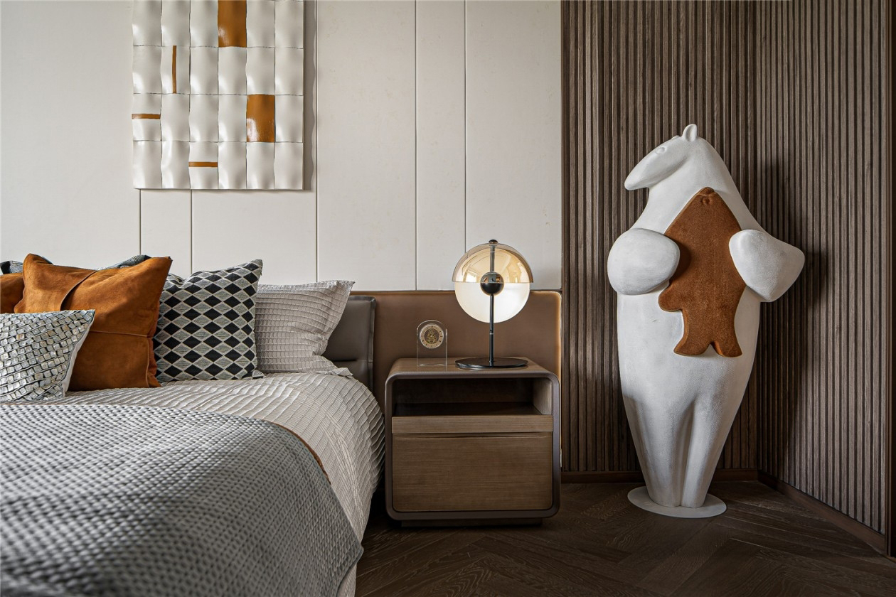 |174㎡叠墅软装设计,打造现代空间的时尚奢华感!