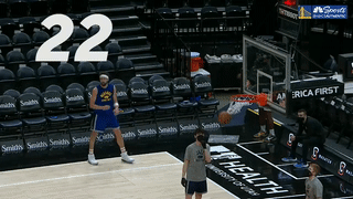 克萊·湯普森|連續(xù)命中24記三分！湯神瘋狂訓(xùn)練曝光，手感滾燙最快2天后復(fù)出