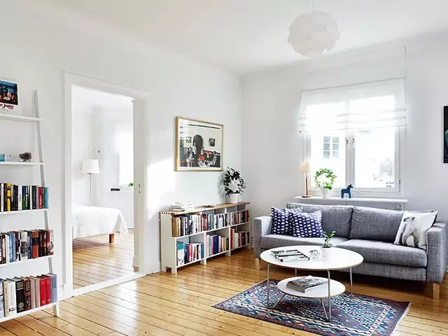 珊珊为何来迟|75平北欧风二居室，在好看的基础上加上收纳完美了