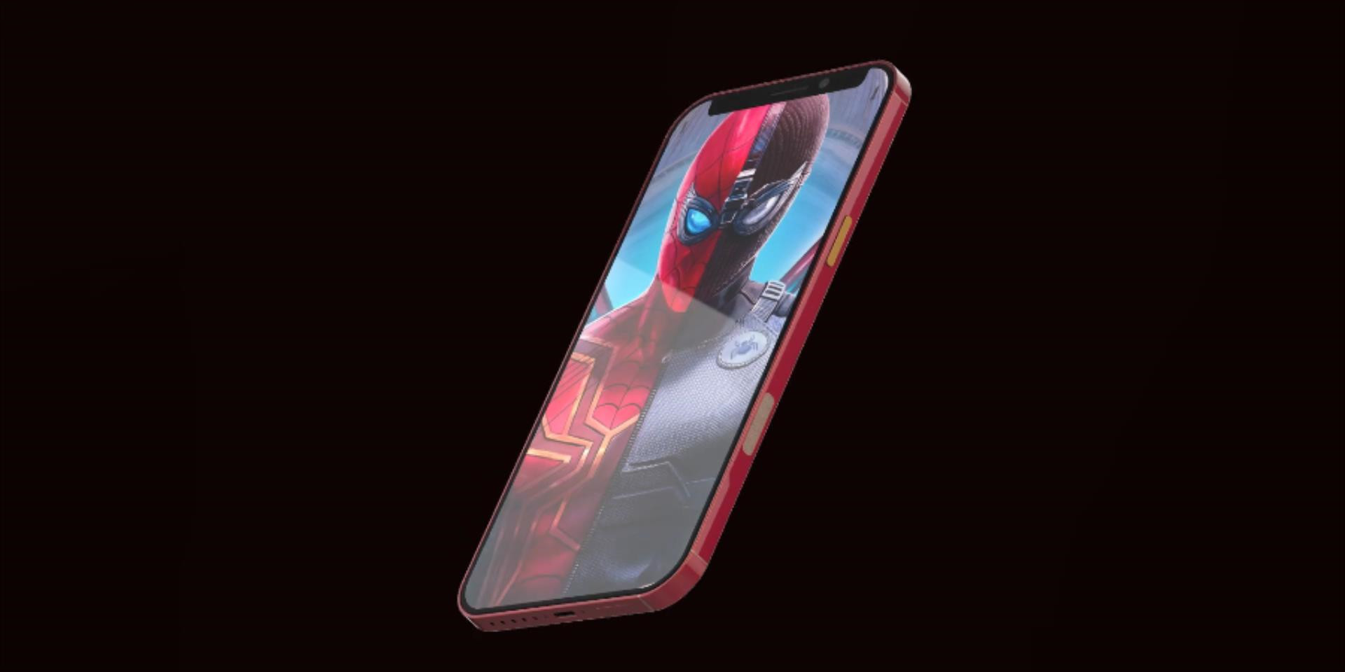 iphone13|iPhone13渲染图：对角线双相机刘海更宽，可升级蜘蛛侠定制版
