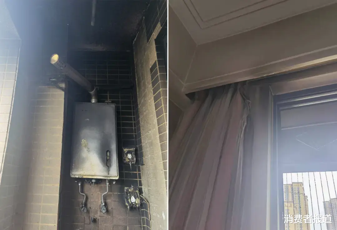 洗衣机|美的洗衣机使用仅半年就发生自燃,消费者阳台被烧得面目全非