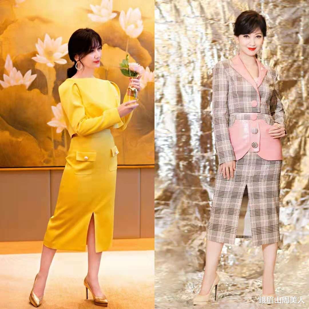 峨眉山周美人|50岁的女人要少穿打底裤，跟着赵雅芝这样穿，优雅又显气质
